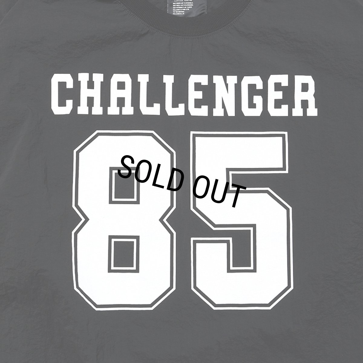 画像3: CHALLENGER/L/S NUMBERS WIND CREW（BLACK）［ナンバーズウィンドクルー-26春夏］ (3)