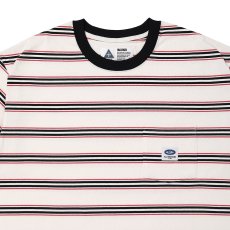 画像2: CHALLENGER/L/S AUTHENTIC BORDER TEE（WHITE）［オーセンティックボーダー長袖T-26春夏］ (2)