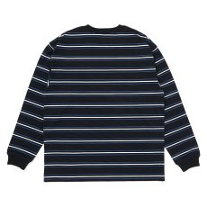 画像2: CHALLENGER/L/S AUTHENTIC BORDER TEE（BLACK）［オーセンティックボーダー長袖T-26春夏］ (2)