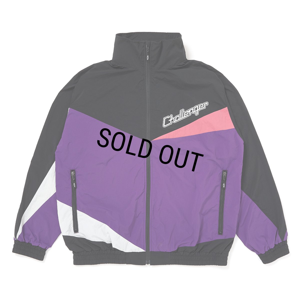 画像1: CHALLENGER/NYLON WARM JACKET（PURPLE/BLACK）［ナイロンウォームJKT-26春夏］ (1)