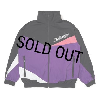 Champion Washington ナイロンジャケット黒紫 Champion（チャンピオン） ナイロンジャケット トラックジャケット