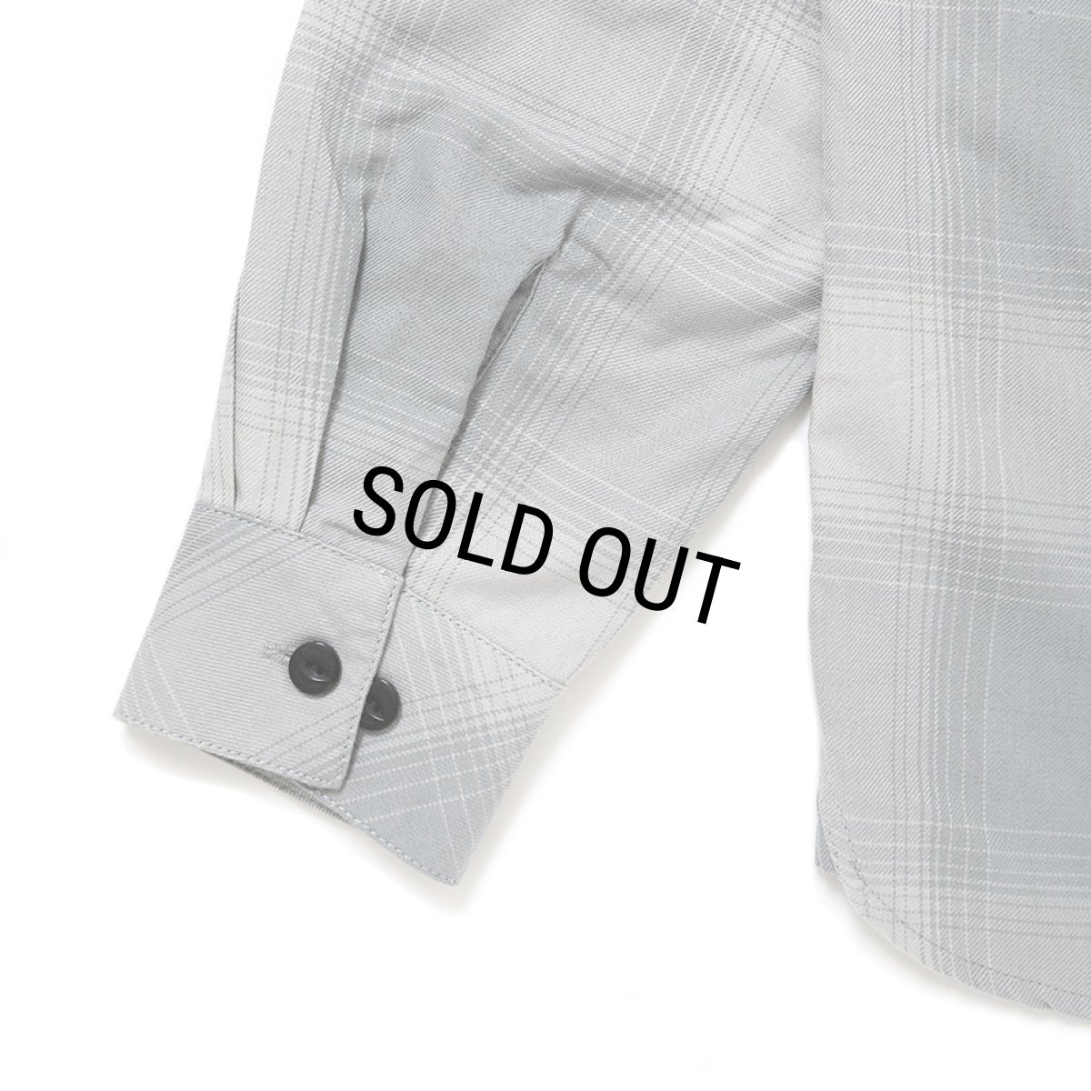 画像7: CHALLENGER/L/S SHADOW CHECK SHIRT（GRAY）［シャドーチェックシャツ-26春夏］ (7)