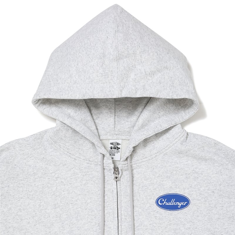 画像3: CHALLENGER/BRIGADE ZIP HOODIE（GRAY）［ブリゲイドジップフーディー-26春夏］
