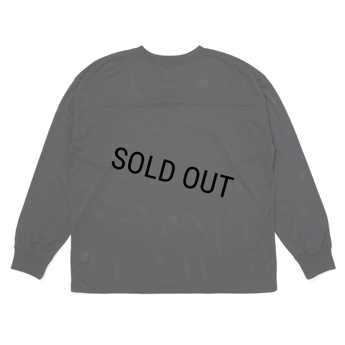 画像2: CHALLENGER/L/S NUMBERS DRY MESH TEE（BLACK）［ナンバーズドライメッシュ長袖T-26春夏］ (2)