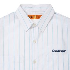 画像3: CHALLENGER/L/S STRIPE MECHANIC SHIRT（WHITE）［ストライプメカニックシャツ-26春夏］ (3)