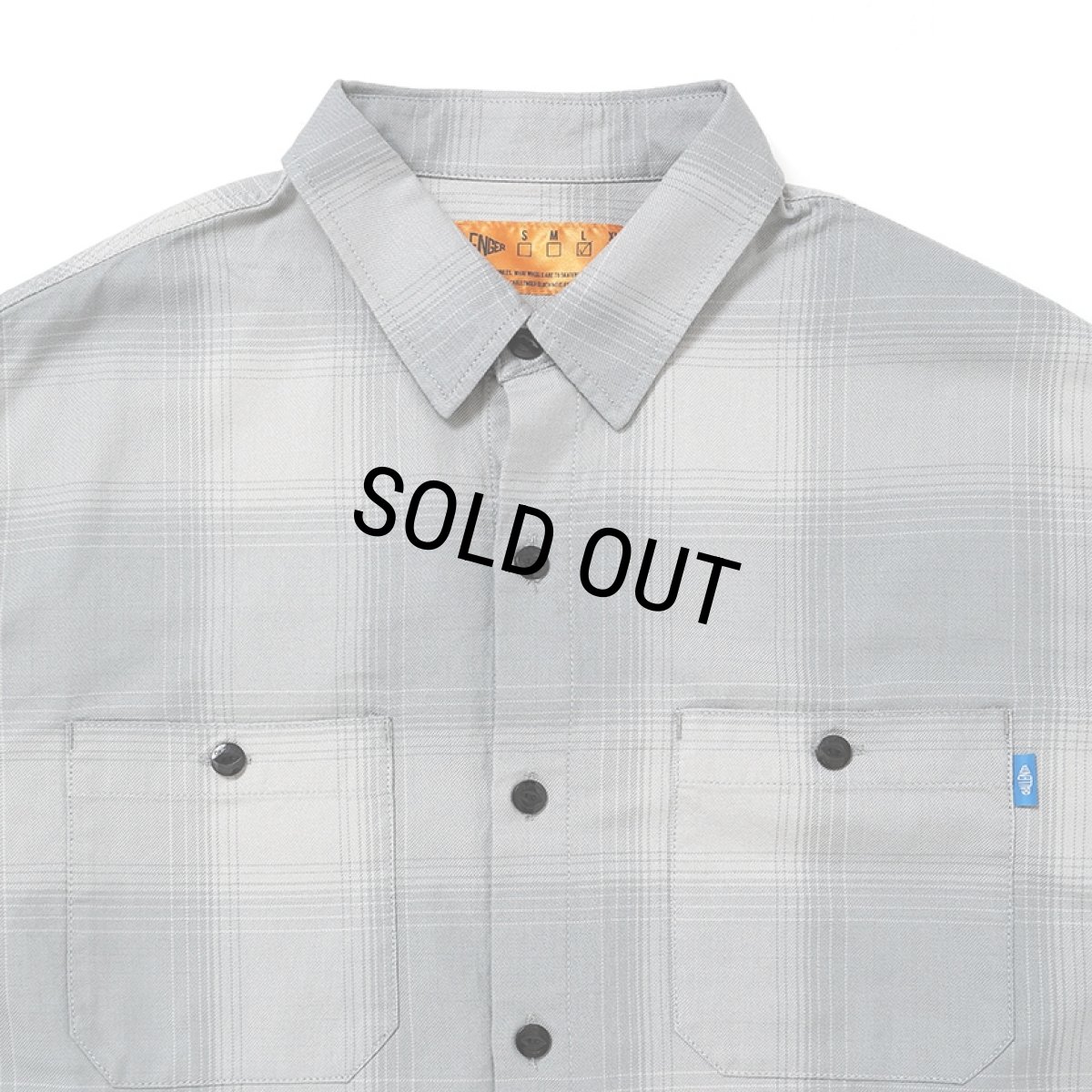画像3: CHALLENGER/L/S SHADOW CHECK SHIRT（GRAY）［シャドーチェックシャツ-26春夏］ (3)