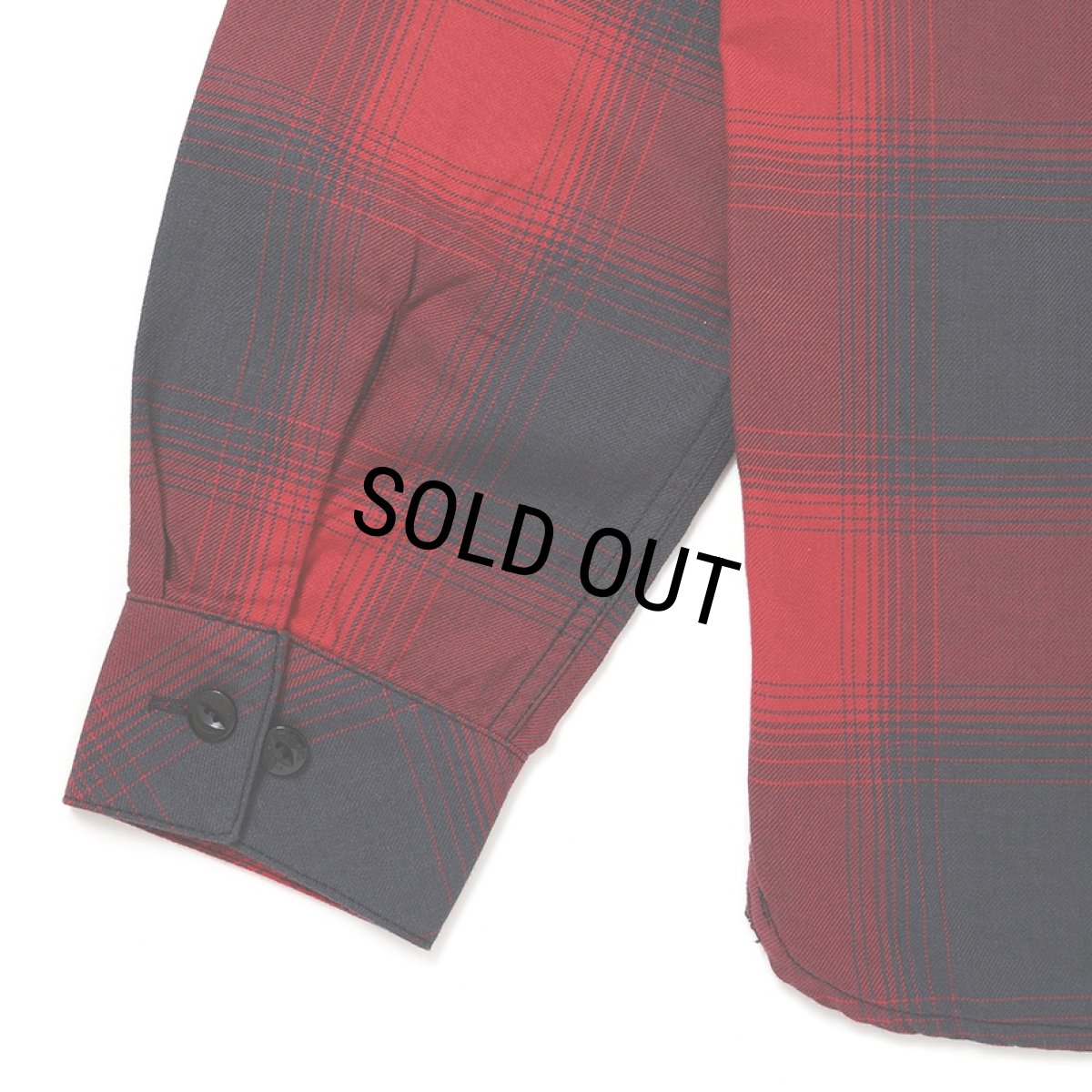 画像7: CHALLENGER/L/S SHADOW CHECK SHIRT（RED）［シャドウチェックシャツ-26春夏］ (7)
