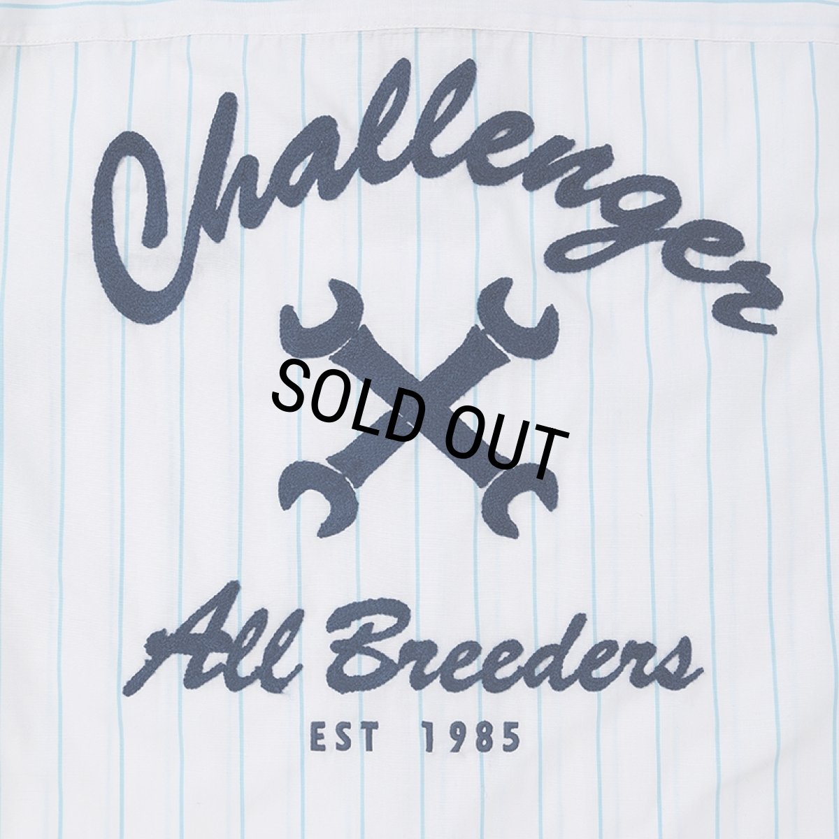 画像6: CHALLENGER/L/S STRIPE MECHANIC SHIRT（WHITE）［ストライプメカニックシャツ-26春夏］ (6)