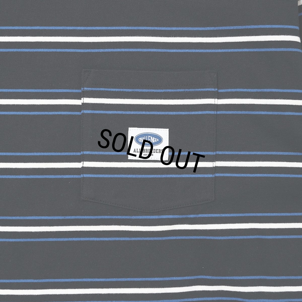 画像4: CHALLENGER/L/S AUTHENTIC BORDER TEE（BLACK）［オーセンティックボーダー長袖T-26春夏］ (4)