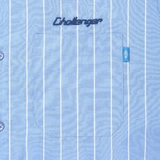 画像4: CHALLENGER/L/S STRIPE MECHANIC SHIRT（LT BLUE）［ストライプメカニックシャツ-26春夏］ (4)