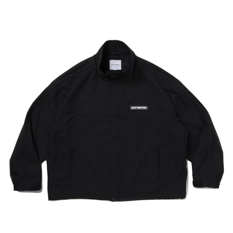 画像1: COOTIE PRODUCTIONS/Polyester Twill Training Jacket（Black）［ポリエステルツイルトレーニングJKT-25秋冬］