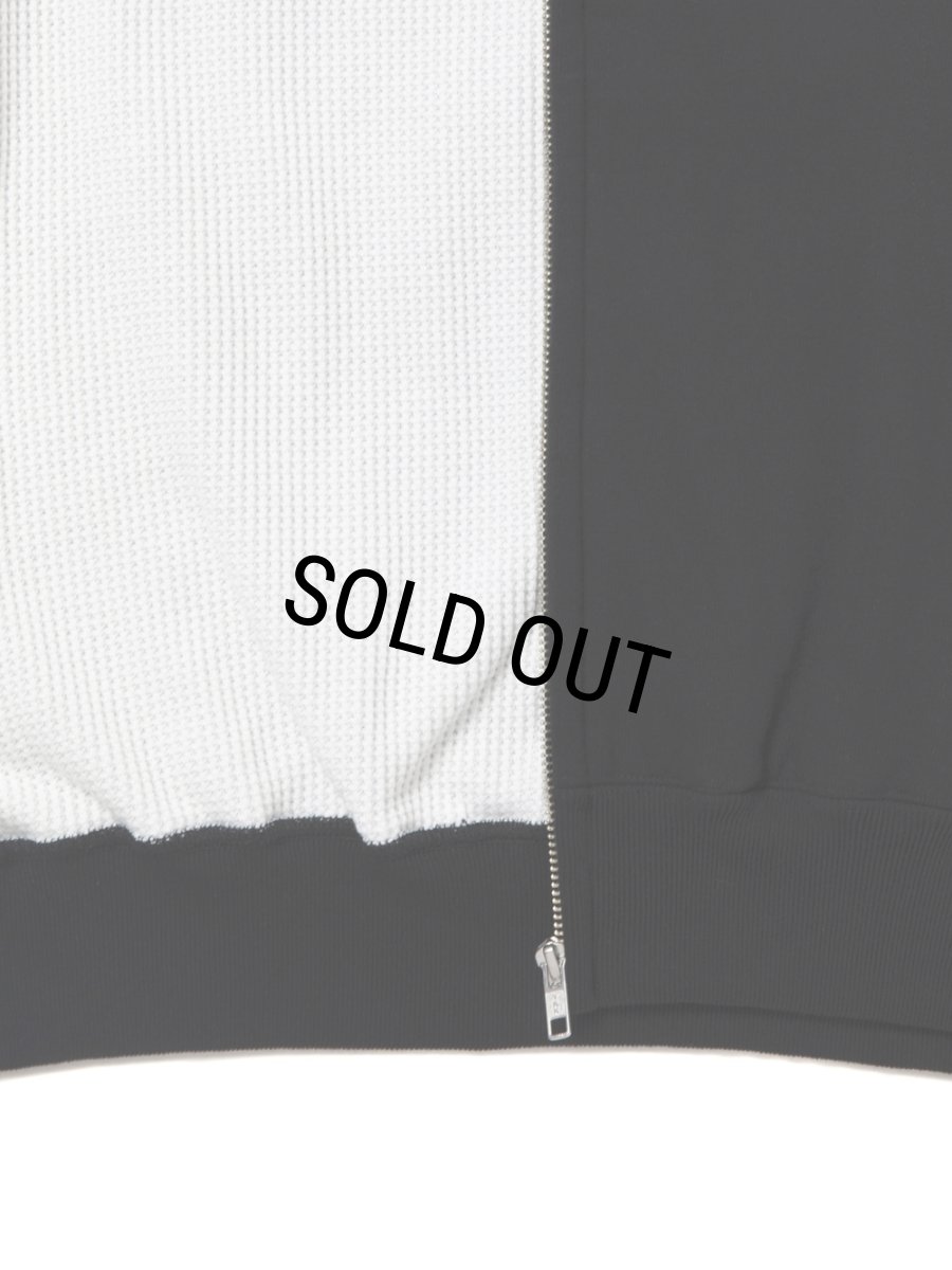 画像6: COOTIE PRODUCTIONS/Thermal Combination Sweat Zip Hoodie（Black）［サーマルコンビスウェットジップフーディー-25秋冬］ (6)