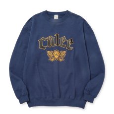 画像1: CALEE/EMBLEM LOGO CRE NECK SW（NAVY）［クルーネックスウェット-25秋冬］ (1)