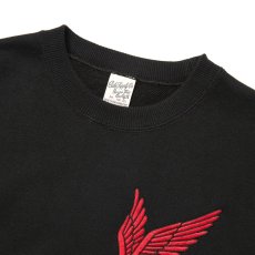 画像2: CALEE/CALEE FS LOGO CREW NECK SW（BLACK）［クルーネックスウェット-25秋冬］ (2)