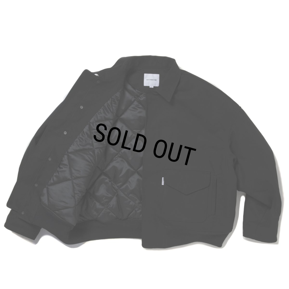 画像3: COOTIE PRODUCTIONS/Cotton Canvas Padded Work Jacket（Black）［コットンキャンバスパデッドワークJKT-25秋冬］ (3)