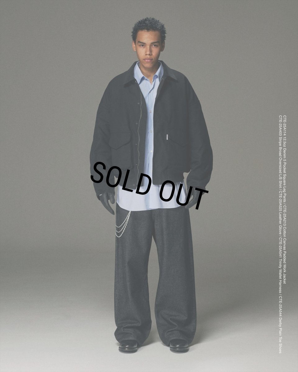 画像8: COOTIE PRODUCTIONS/Cotton Canvas Padded Work Jacket（Black）［コットンキャンバスパデッドワークJKT-25秋冬］ (8)