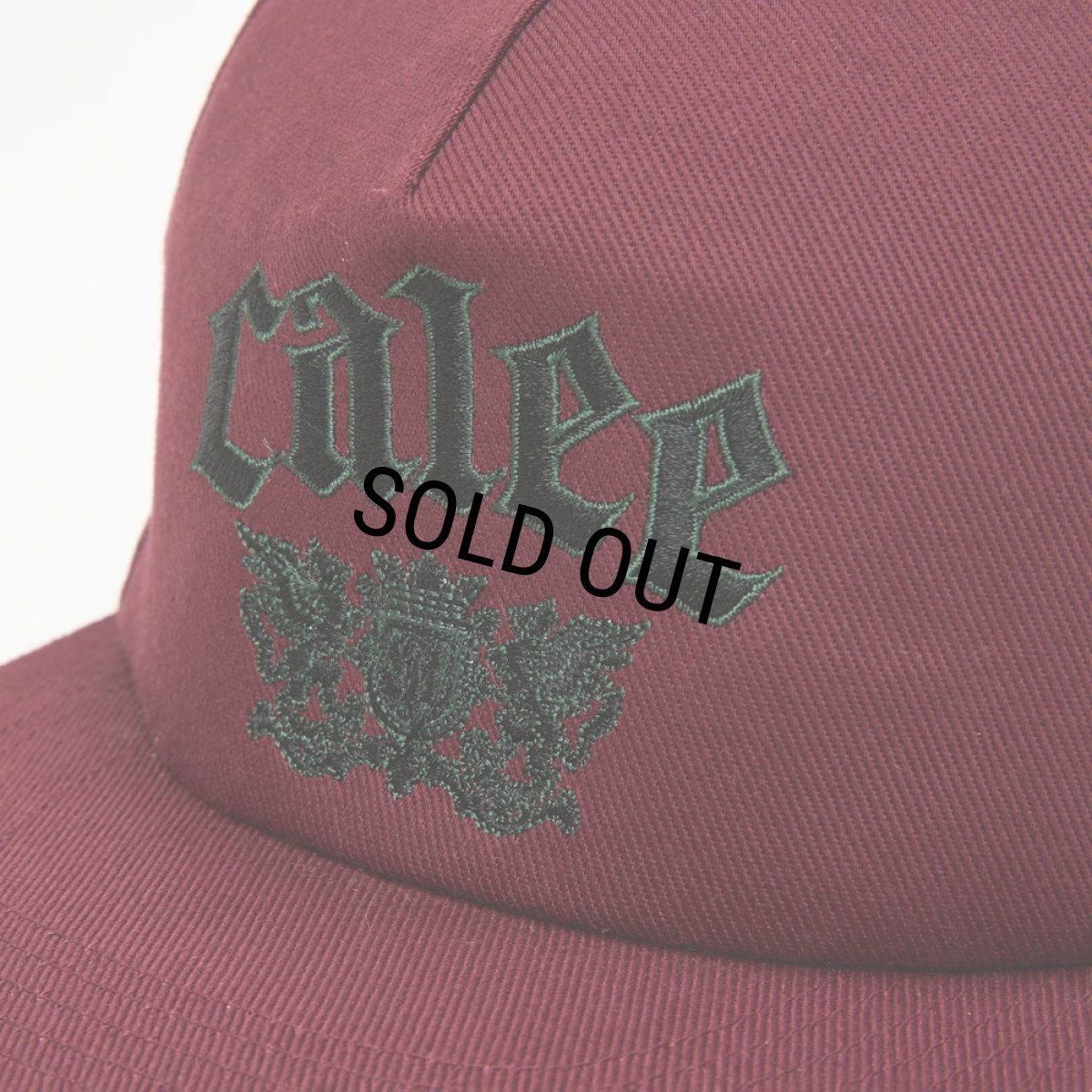 画像5: CALEE/EMBLEM LOGO TWILL CAP（各色）［ツイルキャップ-25秋冬］ (5)