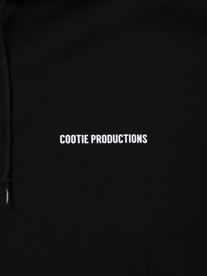 画像3: COOTIE PRODUCTIONS/Thermal Combination Sweat Zip Hoodie（Black）［サーマルコンビスウェットジップフーディー-25秋冬］