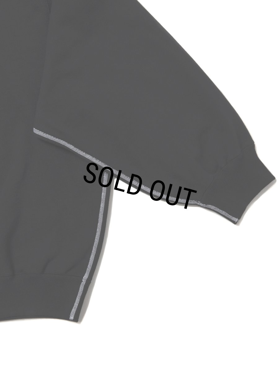 画像4: COOTIE PRODUCTIONS/Thermal Combination Sweat Crew（Black）［サーマルコンビスウェットクルー-25秋冬］ (4)