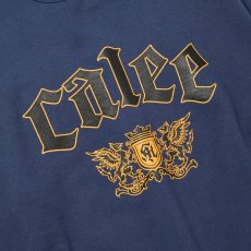 画像3: CALEE/EMBLEM LOGO CRE NECK SW（NAVY）［クルーネックスウェット-25秋冬］ (3)