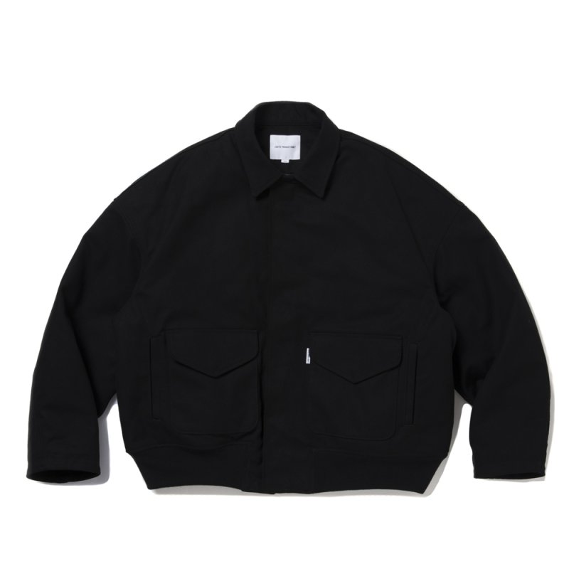 画像1: COOTIE PRODUCTIONS/Cotton Canvas Padded Work Jacket（Black）［コットンキャンバスパデッドワークJKT-25秋冬］