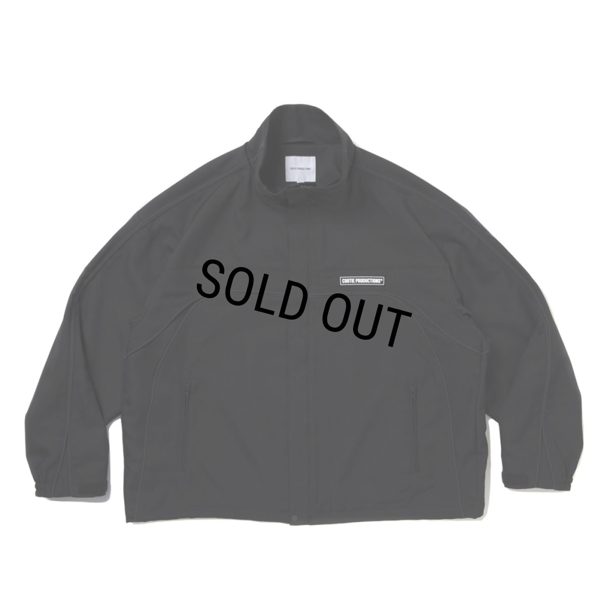 画像1: COOTIE PRODUCTIONS/Polyester Twill Training Jacket（Black）［ポリエステルツイルトレーニングJKT-25秋冬］ (1)