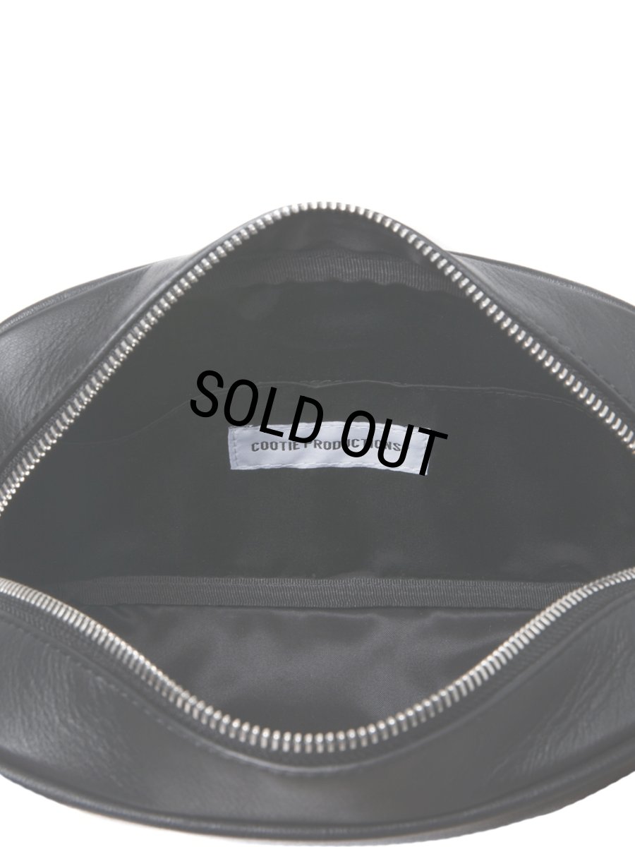画像5: COOTIE PRODUCTIONS/Leather Shoulder Bag（Black）［レザーショルダーバッグ-25秋冬］ (5)