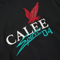 画像3: CALEE/CALEE FS LOGO CREW NECK SW（BLACK）［クルーネックスウェット-25秋冬］ (3)