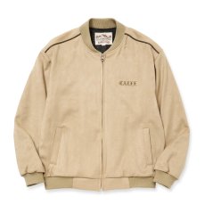画像1: CALEE/FAUX SUEDE RIB JACKET（TAUPE）［フェイクスウェードリブJKT-25秋冬］ (1)