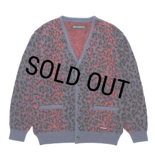 月末値下げワコマリア 24SSレコードジャガードニット WACKO MARIA ワコマリア LEOPARD KNIT JACQUARD SWEATER