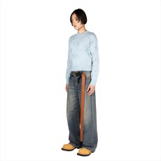 画像3: DAIRIKU/"D"Buckle Super wide Denim Pants（Indigo）［Dバックルスーパーワイドデニムパンツ-25秋冬］ (3)