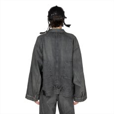 画像5: DAIRIKU/"Inception" Vintage Washed Denim Jacket（Black）［インセプションヴィンテージウォッシュデニムJKT-25秋冬］ (5)