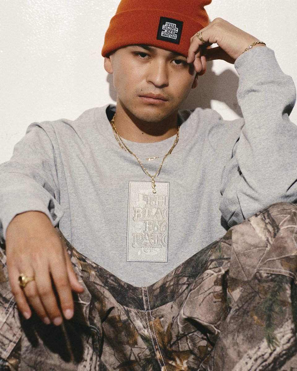 画像3: BlackEyePatch/OG LABEL PATCHED BEANIE（BLACK） (3)