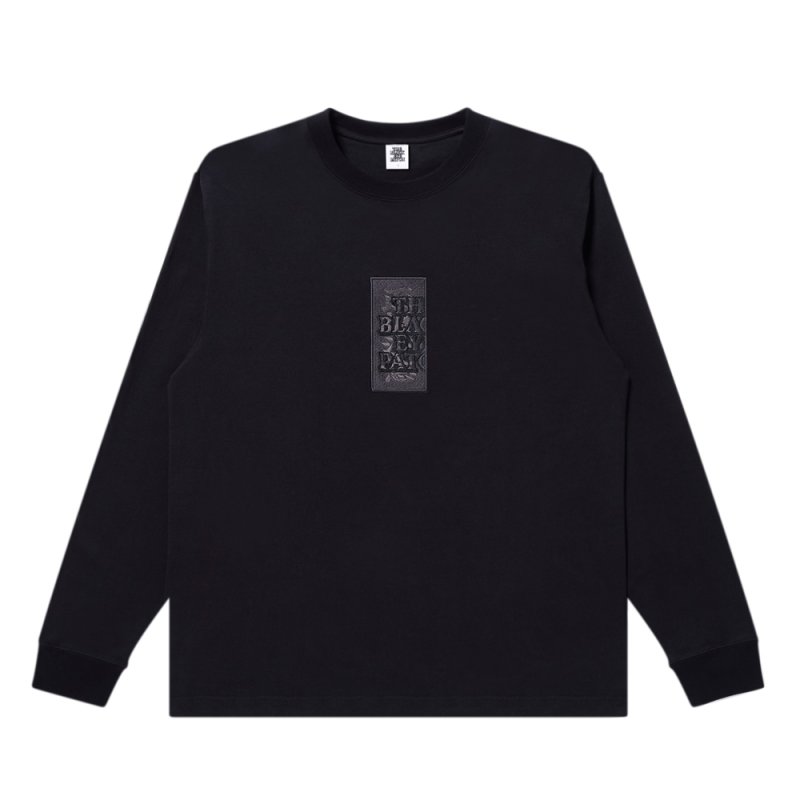 画像1: BlackEyePatch/HWC SAME COLOR EMBROIDERED L/S TEE(BLACK)