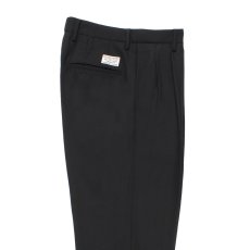 画像3: WACKO MARIA/DOUBLE PLEATED WOOL TROUSERS（BLACK）［ツータックウールトラウザース-25秋冬］ (3)