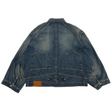 画像2: DAIRIKU/"Inception" Vintage Washed Denim Jacket（Indigo）［インセプションヴィンテージウォッシュデニムJKT-25秋冬］ (2)