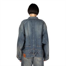 画像4: DAIRIKU/"Inception" Vintage Washed Denim Jacket（Indigo）［インセプションヴィンテージウォッシュデニムJKT-25秋冬］ (4)