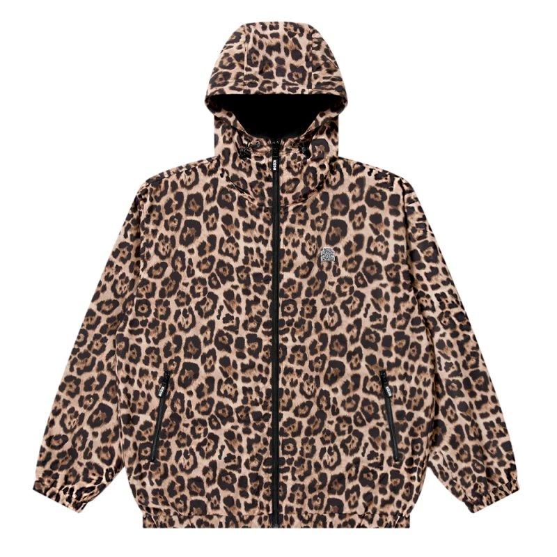 画像1: BlackEyePatch/LEOPARD PATTERNED RIPSTOP TRACK JACKET(MULTI)