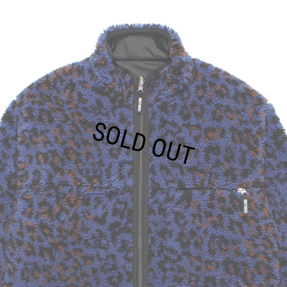 画像3: WACKO MARIA/REVERSIBLE LEOPARD BOA FLEECE JACKET（BLUE）［リバーシブルレオパードボアフリースJKT-25秋冬］ (3)
