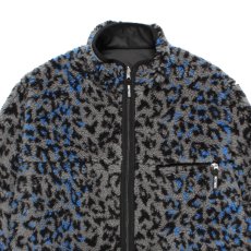 画像3: WACKO MARIA/REVERSIBLE LEOPARD BOA FLEECE JACKET（GRAY）［リバーシブルレオパードボアフリースJKT-25秋冬］ (3)
