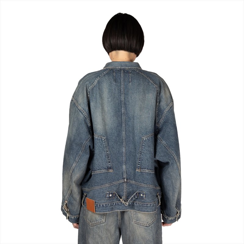 画像3: DAIRIKU/"Inception" Vintage Washed Denim Jacket（Indigo）［インセプションヴィンテージウォッシュデニムJKT-25秋冬］