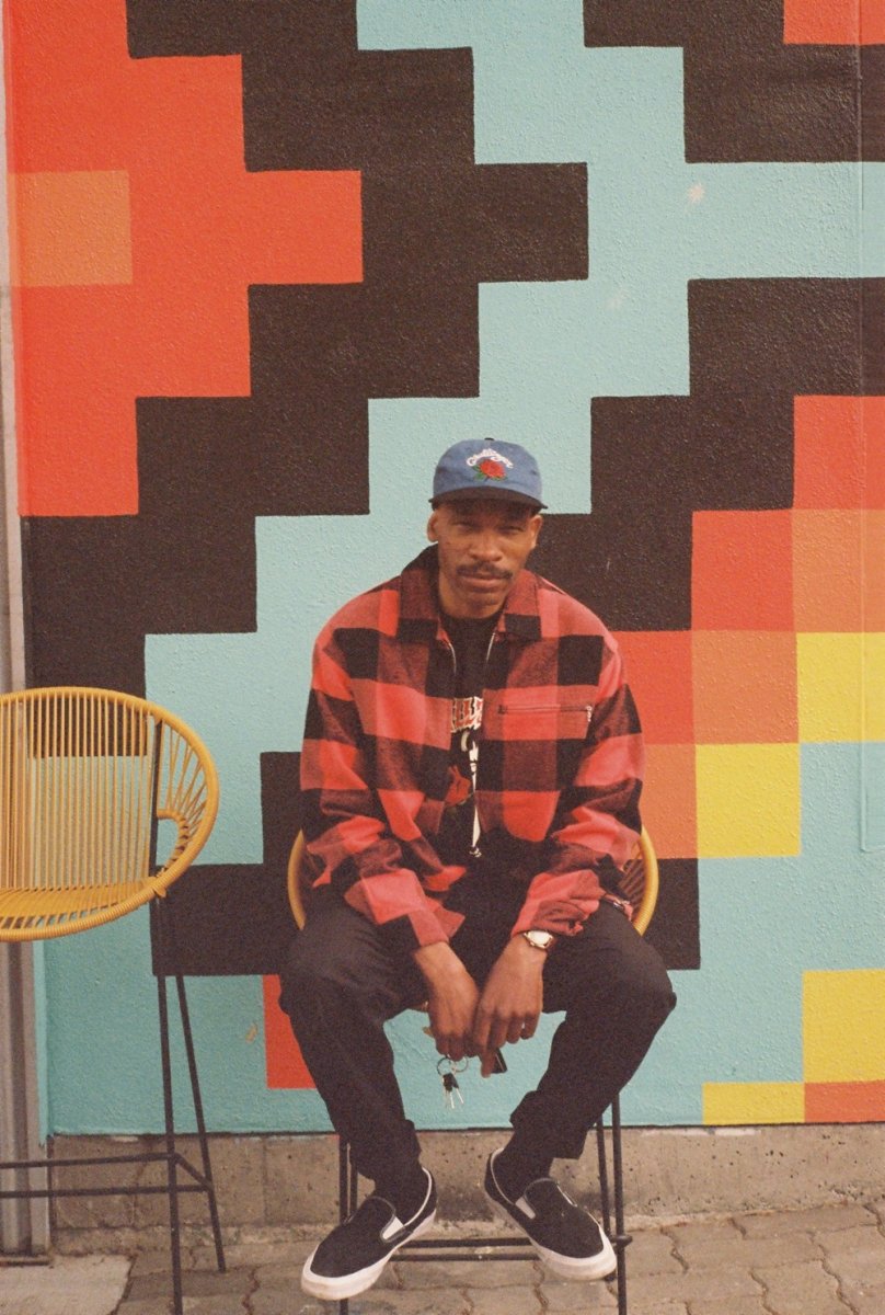 画像11: CHALLENGER/LINING ZIP UP SHIRT（ORANGE/BLACK）［ライニングジップアップシャツ-25秋冬］ (11)