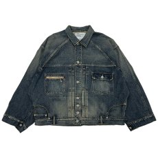 画像1: DAIRIKU/"Inception" Vintage Washed Denim Jacket（Indigo）［インセプションヴィンテージウォッシュデニムJKT-25秋冬］ (1)