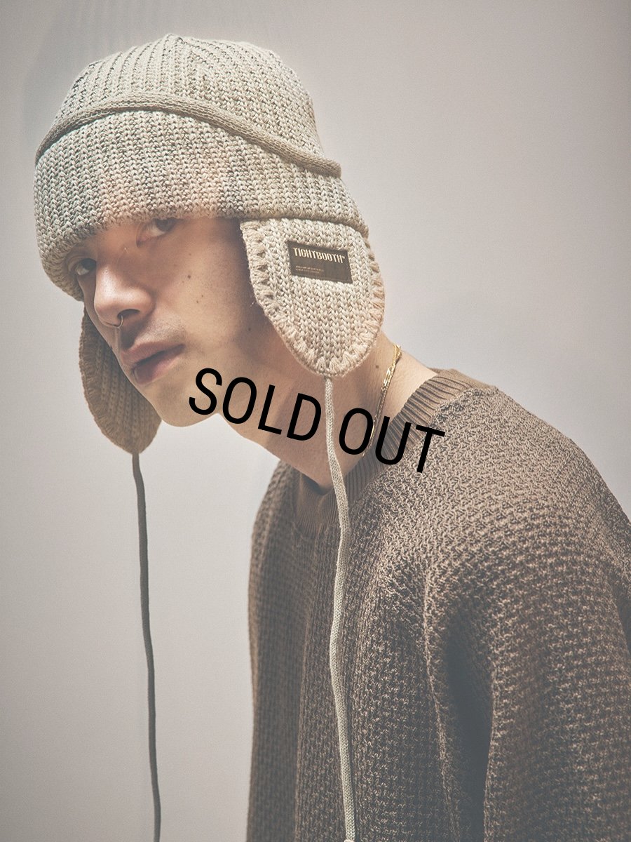 画像2: TIGHTBOOTH/FLIGHT BEANIE（Light Grey）［フライトビーニー-25秋冬］ (2)