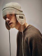 画像2: TIGHTBOOTH/FLIGHT BEANIE（Light Grey）［フライトビーニー-25秋冬］ (2)