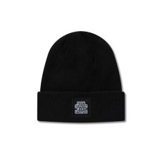 画像1: BlackEyePatch/OG LABEL PATCHED BEANIE（BLACK） (1)