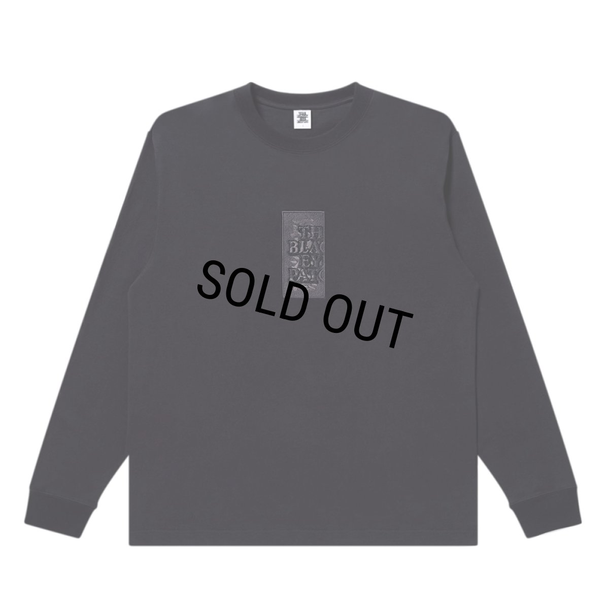 画像1: BlackEyePatch/HWC SAME COLOR EMBROIDERED L/S TEE（BLACK） (1)