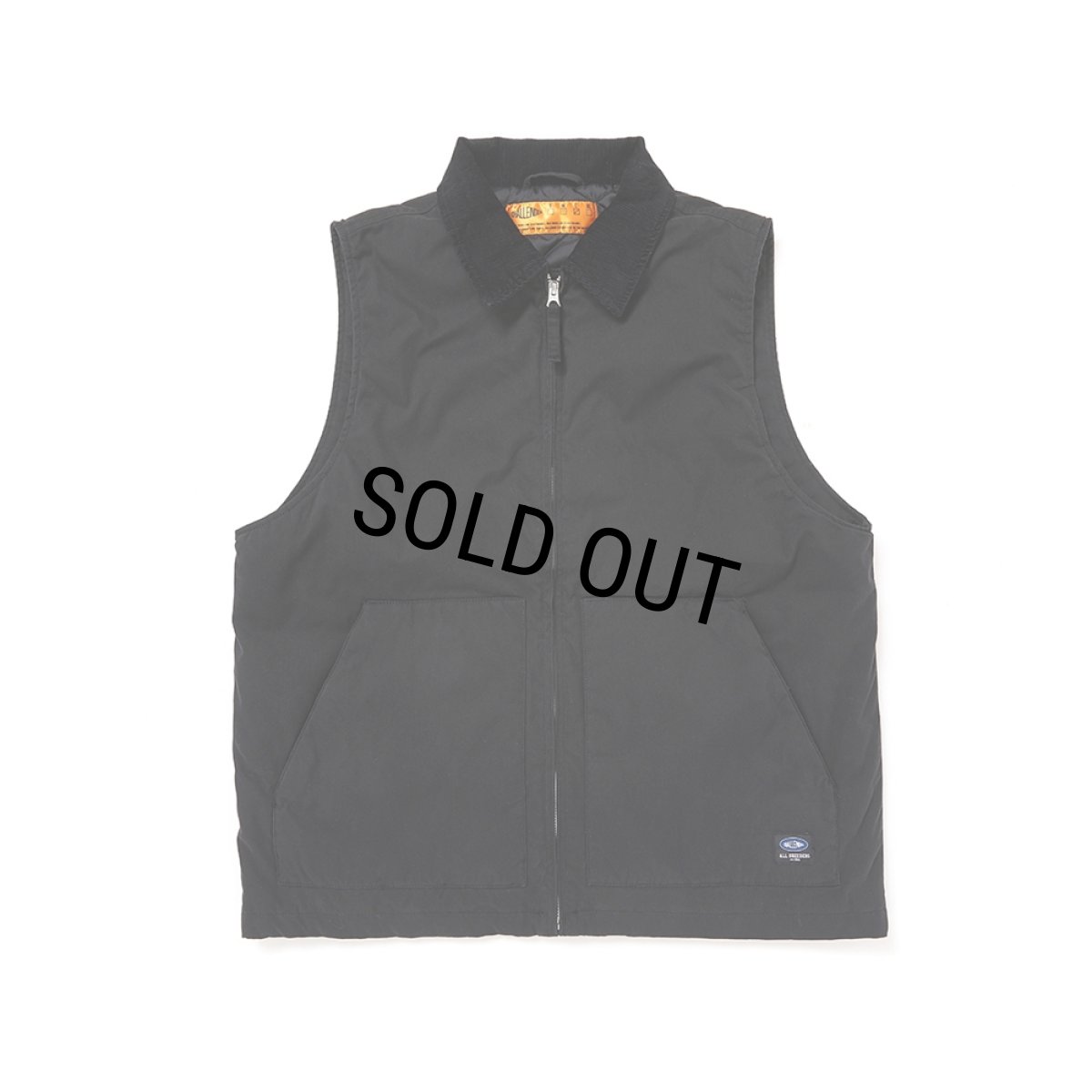 画像1: CHALLENGER/SUPERIOR WORK VEST（BLACK）［スーペリアワークベスト-25秋冬］ (1)