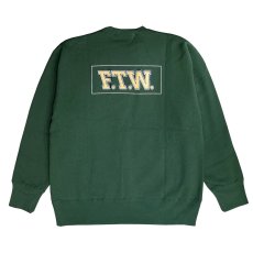 画像2: exodus/F.T.W. CREW NECK SWEAT（GREEN）［クルーネックスウェット-25秋冬］ (2)