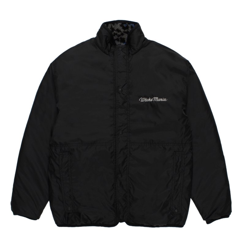 画像2: WACKO MARIA/REVERSIBLE LEOPARD BOA FLEECE JACKET（GRAY）［リバーシブルレオパードボアフリースJKT-25秋冬］